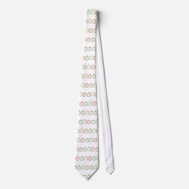 Glitter Bell Peppers Tie (Front)