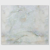 Glitter Blue Marble Wrapping Paper | Zazzle