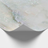 Glitter blue marble Wrapping Paper | Zazzle