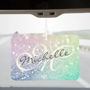 Glitter Bokeh Glamorous Elegant Air Freshener