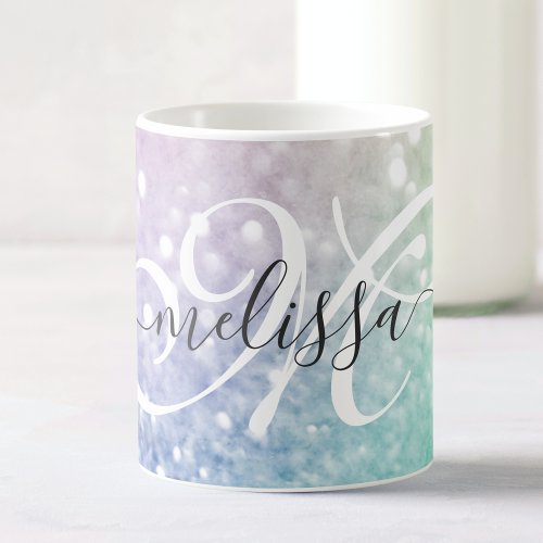 Glitter Bokeh Glamorous Elegant Coffee Mug