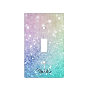 Glitter Bokeh Glamorous Elegant Light Switch Cover