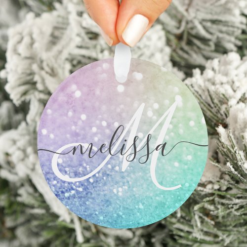 Glitter Bokeh Glamorous Elegant Ornament