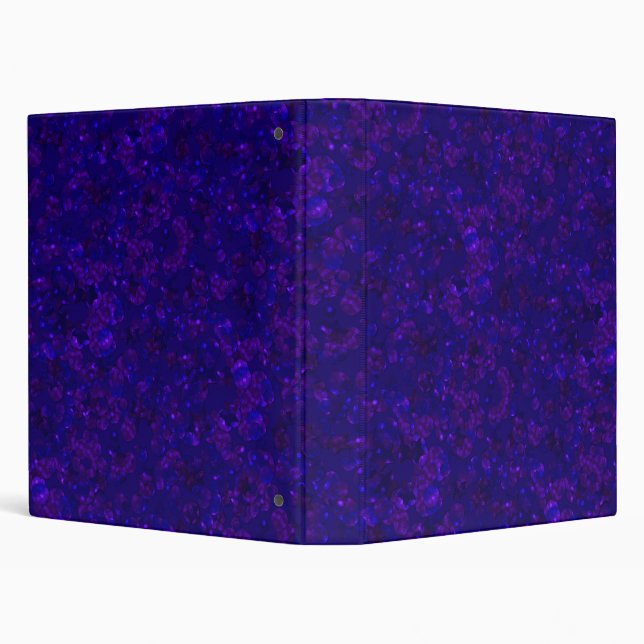 Glitter bokeh sparkle print 3 ring binder (Background)