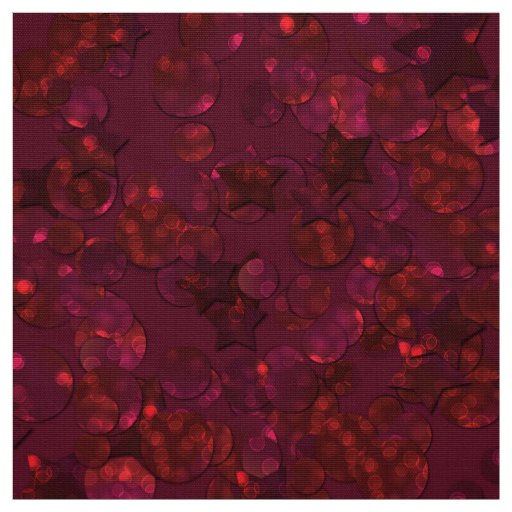 Glitter bokeh sparkle print fabric