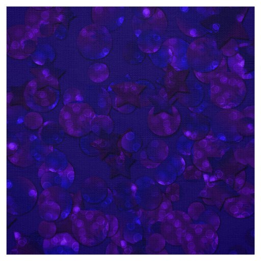 Glitter bokeh sparkle print fabric