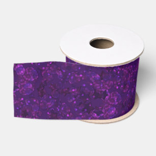 Glitter bokeh sparkle print grosgrain ribbon