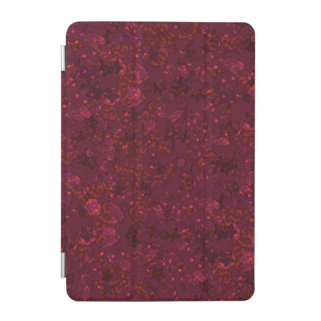 Glitter bokeh sparkle print iPad mini cover (Front)