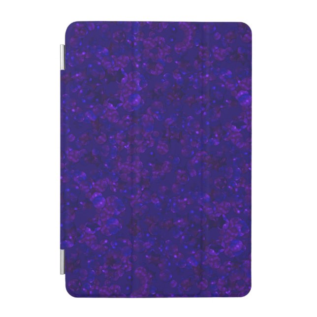 Glitter bokeh sparkle print iPad mini cover (Front)