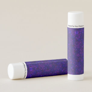 Glitter bokeh sparkle print lip balm