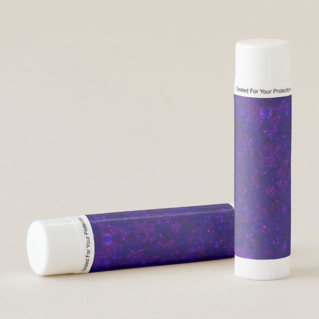 Glitter bokeh sparkle print lip balm (Front)
