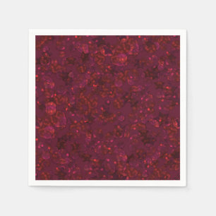 Glitter bokeh sparkle print napkins