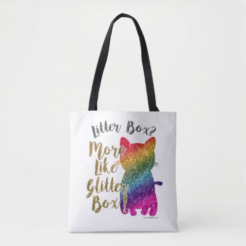 Glitter Box Kitty Tote Bag