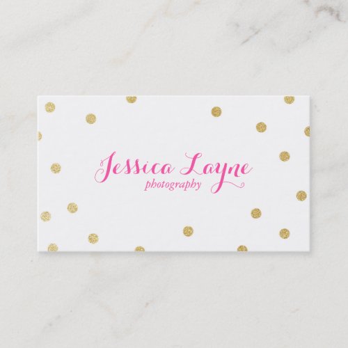 Glitter Business Cards
