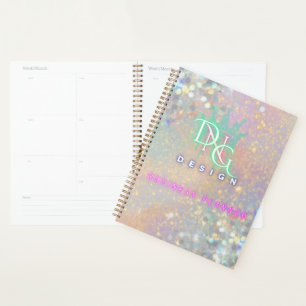 GLITTER BUSINESS PLANNER COVER