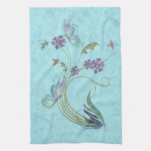 Glitter Butterflies Towel