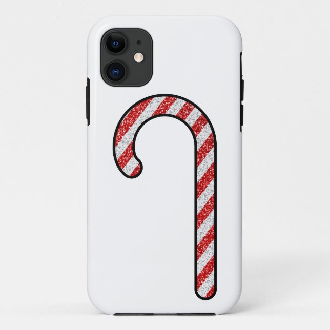 Glitter Candy Cane Case-Mate iPhone Case (Back)
