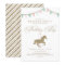 Glitter Carousel Horse | Birthday Party Invitation