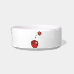 Glitter Cherry Bomb Bowl<br><div class="desc">A cherry bomb,  with digital glitter texture.</div>