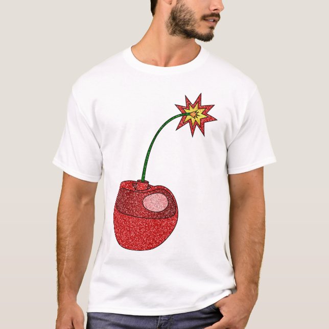 Glitter Cherry Bomb T-Shirt (Front)