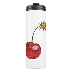 Glitter Cherry Bomb Thermal Tumbler