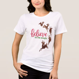 Glitter Christmas Shirt - 'Believe in Magic' Tee