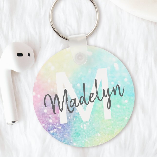 Glitter Colorful Glamorous Pretty Pattern Keychain (Creator Uploaded)