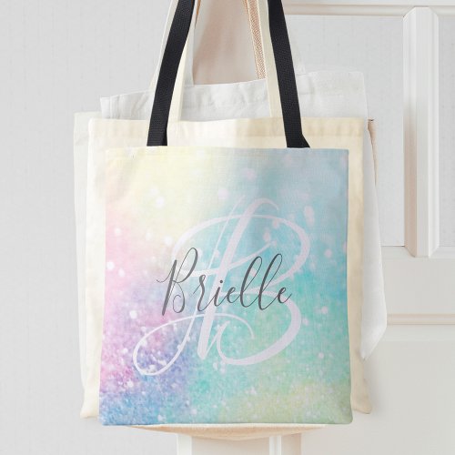 Glitter Colorful Glamorous Pretty Pattern Tote Bag