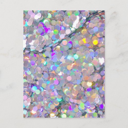 Glitter Confetti Sparkles Postcard