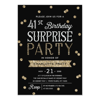 surprise party invitations