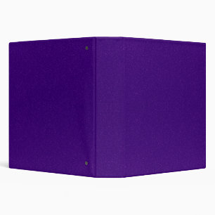 Glitter Cover & Matte Spine Purple Binder (Custom)