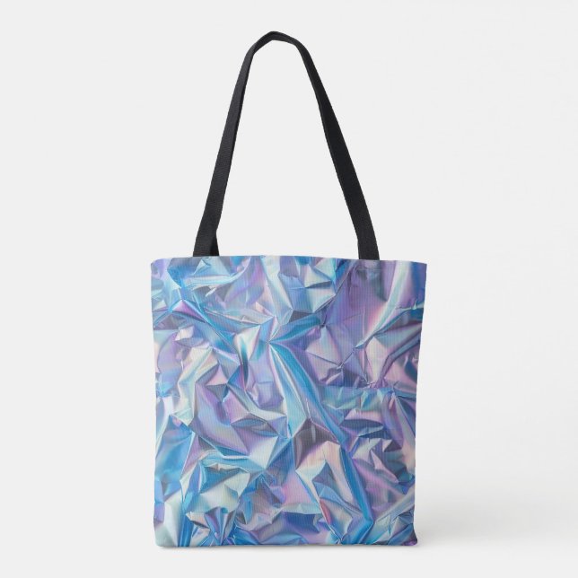 Glitter Crumpled Tote Bag (Back)