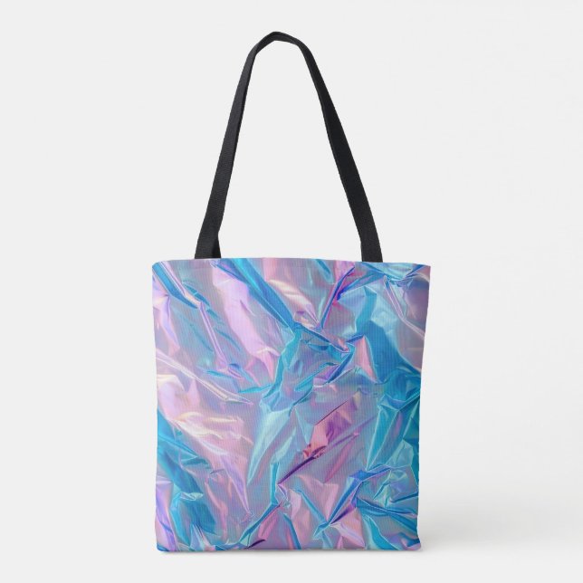 Glitter Crumpled Tote Bag (Back)