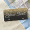Glitter Custom Text License Plate Gold Black