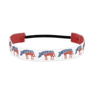 glitter democrat donkey headband