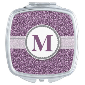 Glitter Design Compact Mirror Bridal Party Gift