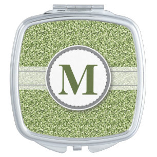 Glitter Design Compact Mirror Bridal Party Gift