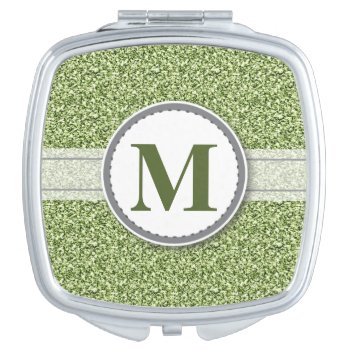 Glitter Design Compact Mirror Bridal Party Gift by TheWeddingShoppe at Zazzle