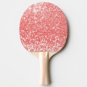 Glitter Design Ping Pong Paddle