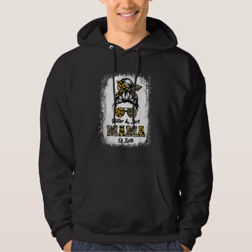 Glitter  Dirt Mom Of Both Sunflower Leopard Camo  Hoodie