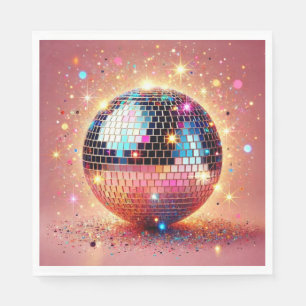 Glitter disco ball napkins! napkins