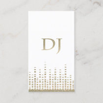 Glitter DJ Business Card
