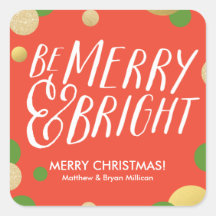 Glitter Dots | Gift Tag Sticker