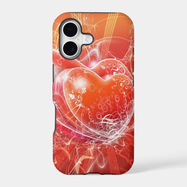 Glitter Double Heart Case (Back)