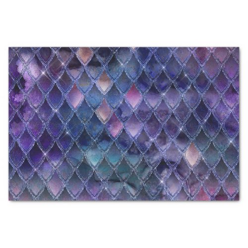 Glitter Dragon Scales Pattern Tissue Paper