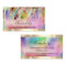 Glitter Drip Holograph Nail Manicure Floral