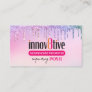 Glitter drip Innov8tive Posh business card