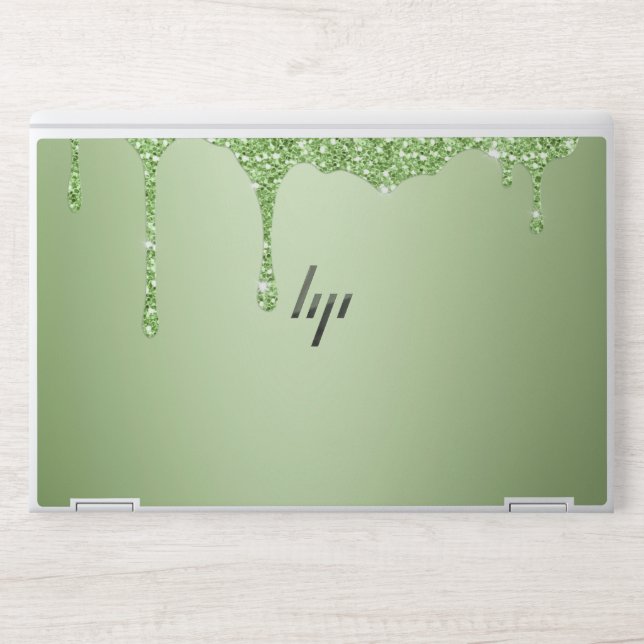 Glitter Drips HP Laptop Skin (Front)