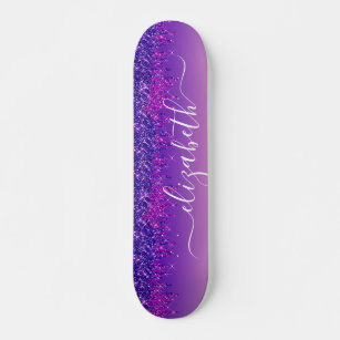 Playlife Vinyl Skateboard purple made by Powerslide ABEC 5 Lager lila 