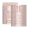 Glitter Drips Rose Gold Baby Girl Shower Feet